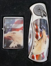 Messer & Feuerzeug Set Eagle