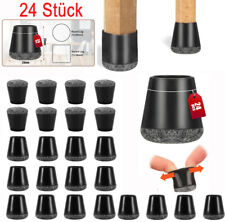 24x Fußkappen mit Filz