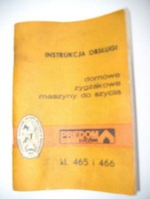 Betriebsanleitung für Polnische  Nähmaschine PREDOM 465