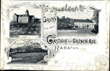 Ak Raba Haynsburg Wetterzeube im Burgenlandkreis, Gasthof zur... - 10878817