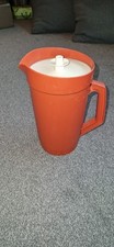 Tupperware Piroschka Kanne Orange 2,1 L Saftkanne Panorama Deckel Tupper Krug