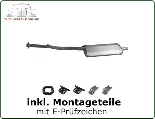 Endschalldämpfer für bmw 3er - endschalldämpfer,