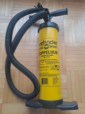 wehncke DOPPELHUB KOLBENLUFTPUMPE Sportbedarf gelb