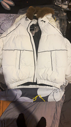 Bershka steppjacke weiß s - steppjacke,