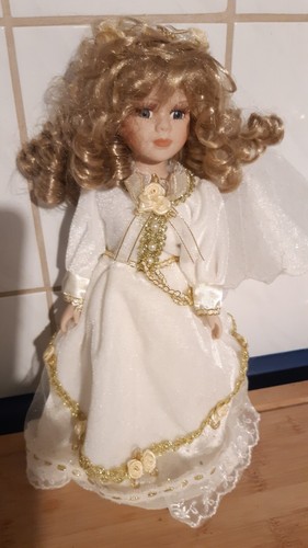 Porzellan engel vintage puppe - porzellan,