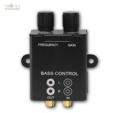 Subwooferweiche, Bass Weiche, Frequenzweiche regelbar, Cinch Aktiv-Weiche Bass