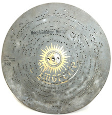 Amorette Platte Hohenfriedberger Marsch 30,5cm 12" Orgel music box disc Blech
