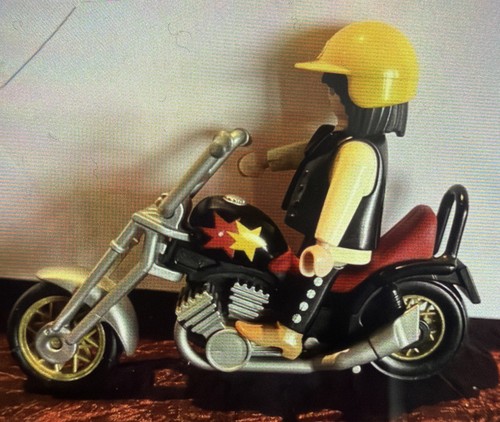 Playmobil motorrad mit figur - mit,