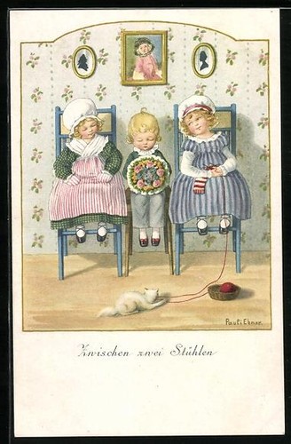 Künstler pauli ebner - künstler-ak,