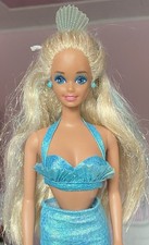 Barbie Meerjungfrau 1991 Türkis Blau 90er
