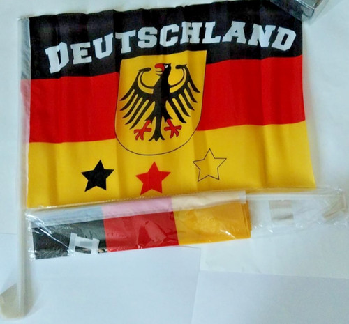 Autofahne mit adler - autofahne, /