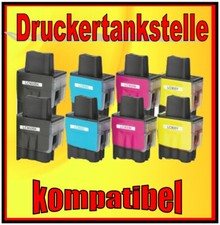 8 komp. Patronen für Brother ers. LC-900 MFC 1180 1185 1190 1195 210 215 3240 