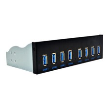 ITHOO 5,25"-Optisches Laufwerk Frontpanel HUB Dual Core 19PIN auf 8 USB3.0-Ports