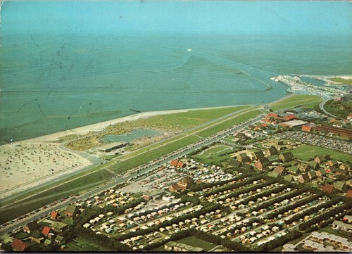 Norden norddeich luftbild - ak,