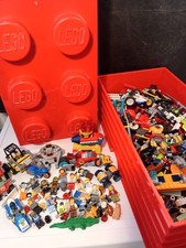 Lego Sammlung  city Konvolut lot  figuren  bausteine teile aufbewahrungs box