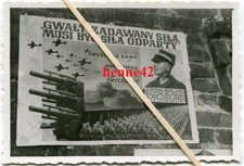 Foto Wehrmacht Polen 1939 polnisches Propaganda Poster an der Hauswand 2.WK #1