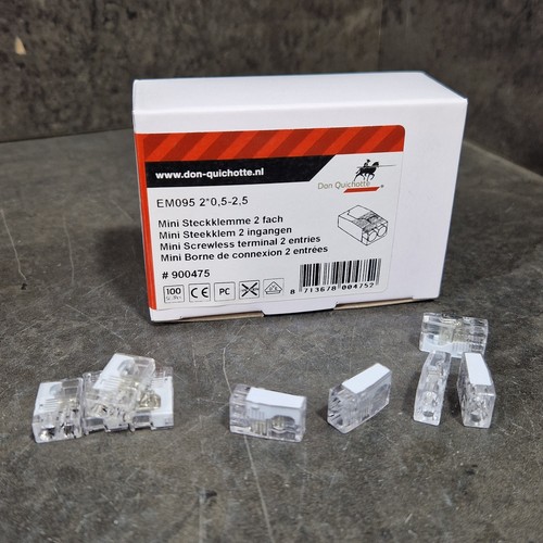100 stk steckklemme - stk, 2