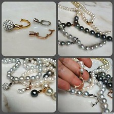 Varioclip Adapter Endperle für Wechselschließe Anhänger Ketten Verkürzer 925