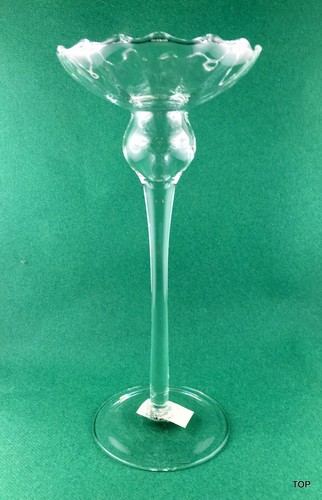 Kerzenhalter glas mit glattem - kerzenhalter,