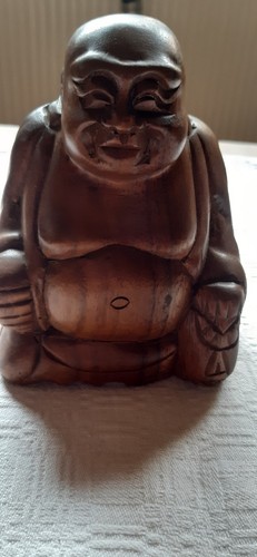 Buddha figur sitzend aus - buddha-figur, holz