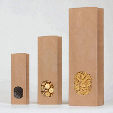 Blockbodenbeutel m. Fenster +