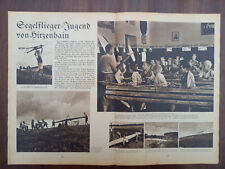 Hirzenhain, Segelflieger, Modellbau, Jugend, Bericht, 1936