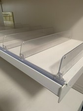 Tegometall Tabakregal Trennscheibe Unterteiler Trenner Fachboden 100x Biomarkt