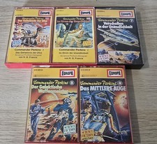 Europa Commander Perkins Folge 2,3,7,8,9 MC Kassette Hörspielkassetten Vintage