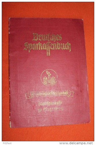 Altes sparbuch magdeburg - sparbuch,