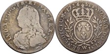 Frankreich Lille 1/10 Ecu 1726 Ludwig XV., 1715-1774 Original Münze #TXO303