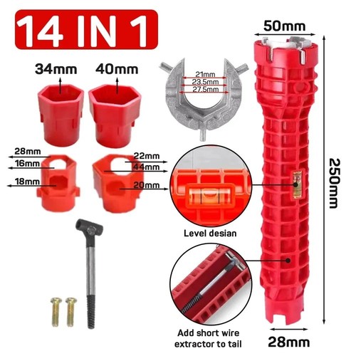 Armaturenschlüssel 14in1 - armaturenschlüssel,