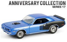 PLYMOUTH `Cuda 440 6bbl Shaker - 1971 - B5 blue - Greenlight 1:64