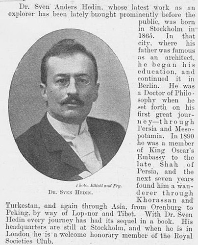Sven anders hedin geograph - dr.,