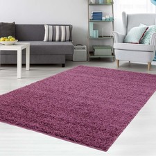 Teppich Light Shaggy Hochflor Langflor Einfarbige Uni Wohnzimmer Schlafzimmer 