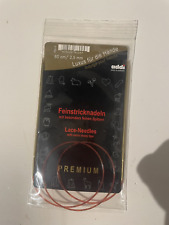 Feinstricknadeln von addi mit besonders feiner Spitze -  2,5 mm, 80 cm länge