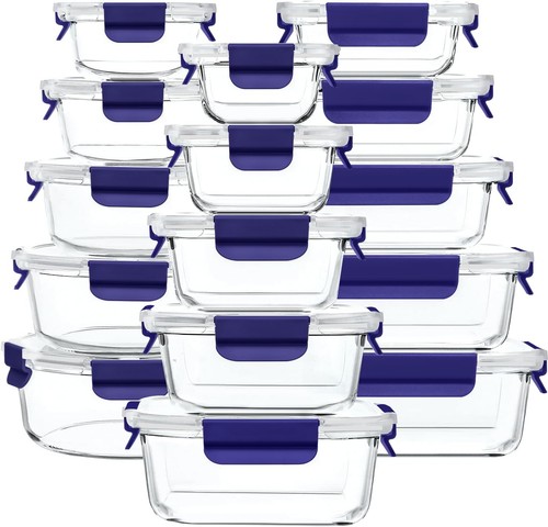 Meal prep boxen glas set - prep, 15