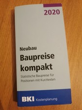 BKI Baupreise kompakt Neubau 2020 Baukosten Im Detail, kaum genutzt