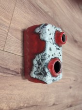 BAY Keramikvase 316-10 Mid Century - 60er  70er Vintage Vase Fat Lava