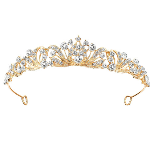 Strass kristall tiara - kristall, tiara,