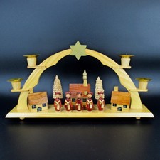 Holz kerzenhalter rundbogen - kerzenhalter,