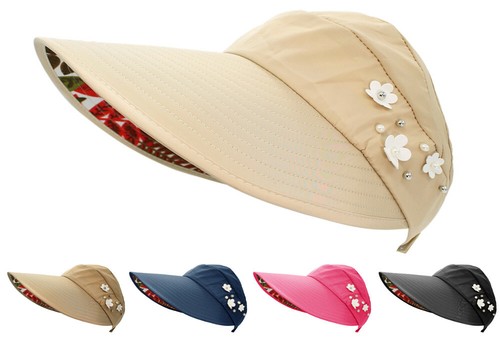 Damen sonnenhut faltbarer - damen,