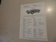 06.1964 VDA Typenblatt  NSU Spider  Typ 56