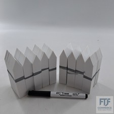 KINGLAKE 1000Stk Pflanzschilder Weiß Pflanzenstecker Kunststoff Gartenschilder M