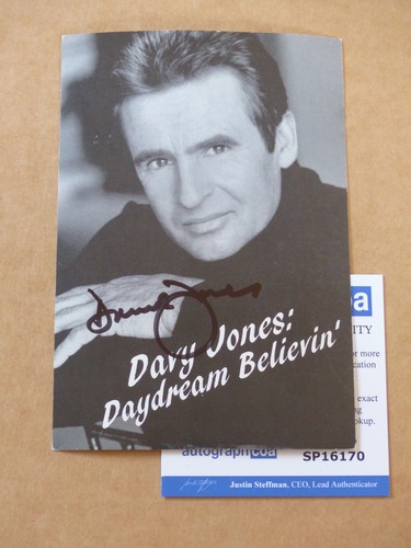 The monkees davy jones signed - davy,