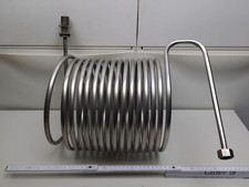 Edelstahlrohr Spiralrohr Wärmetauscher Kühlspirale Heizspirale 11,8m 11,5x1mm
