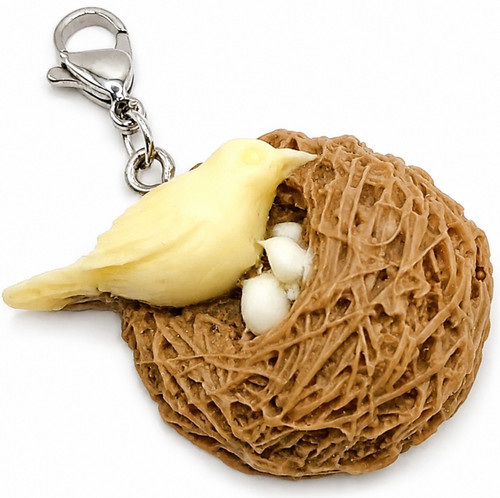 Vogel nest charm clip - vogel,