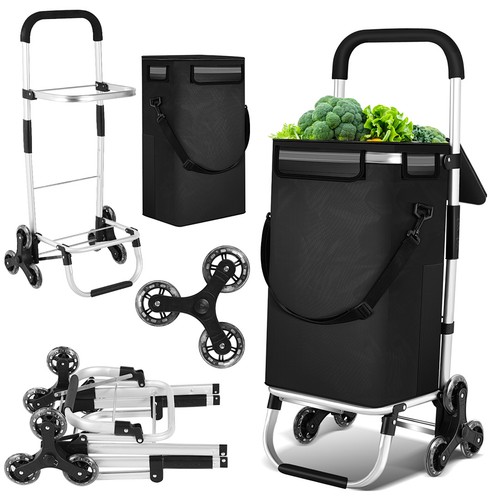 Einkaufstrolley trolly schwarz - einkaufstrolley,