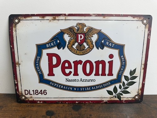 Blechschild peroni bier - blechschild,
