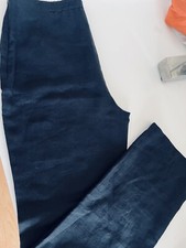 Rosa Ronstedt Hose Schwarz 100% Leinen 38