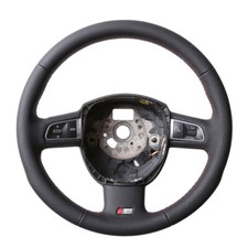 Audi Lenkrad A3 A4 A6 A8 Q5 Q7 Neu Beziehen S-Line Naht 11349